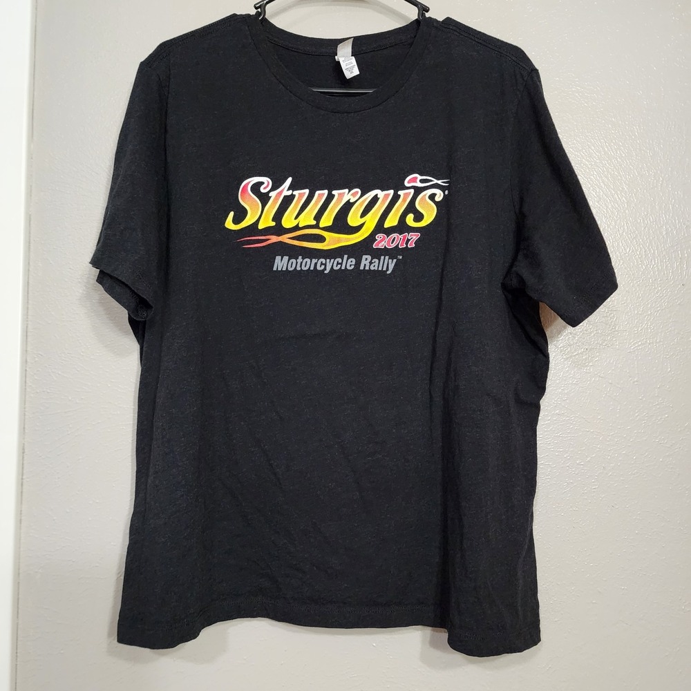 Sturgis Women's Shirt Size 2XL Motorcycle Rally 2017 Black Hills